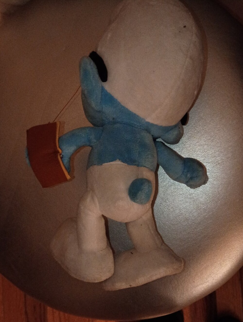 Plush Brainy Smurf with Glasses - Picture 2 of 2